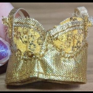 Gold Lace Push-Up Bra - Women Intimates & Sleepwear